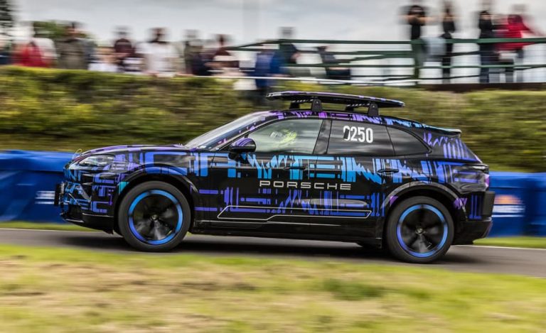 Prior To The SUV’s Release, Porsche Showcased The Cayenne EV At A Prominent Hill Climb Event