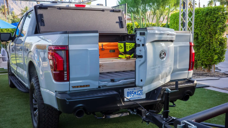 The 2024 Ford F-150’s Pro Access Tailgate is a door that is way too complicated, but I love it