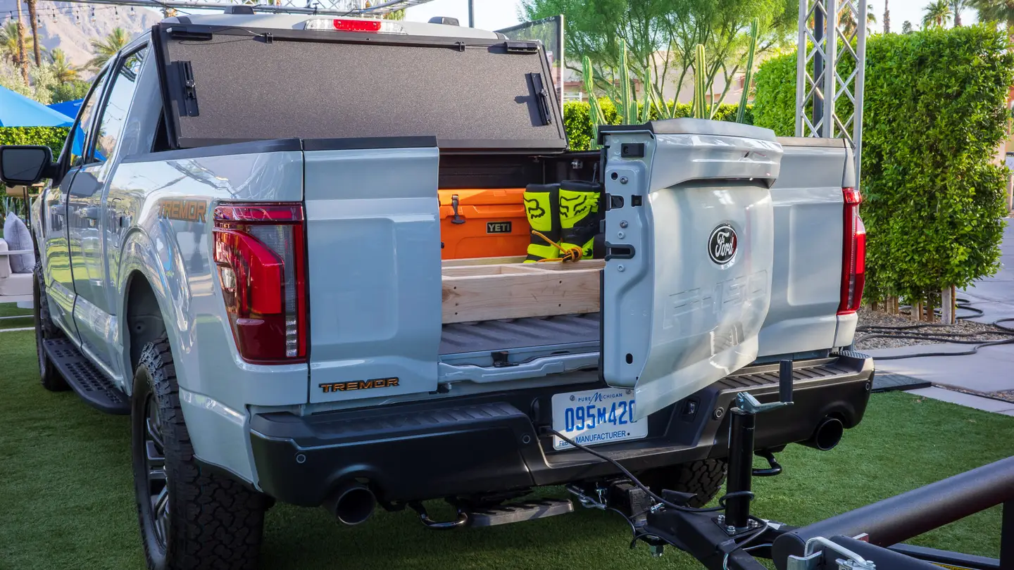 The 2024 Ford F-150's Pro Access Tailgate is a door that is way too complicated, but I love it