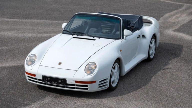 The Only Porsche 959 “Speedster” That Doesn’t Have A Roof Is Being Sold At Auction