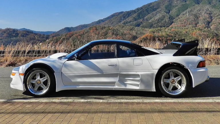 Someone is driving the only 1995 Toyota MR2 GT1 road car ever made