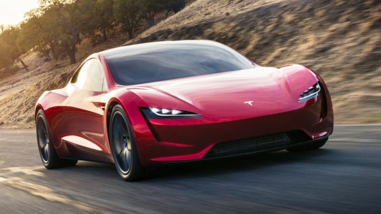 People have seen a new Tesla Model 3 with a face like a Roadster