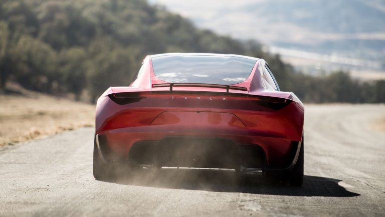 Musk says that the Tesla Roadster, which will come out next year, will be able to go from 0 to 60 mph in less than two seconds