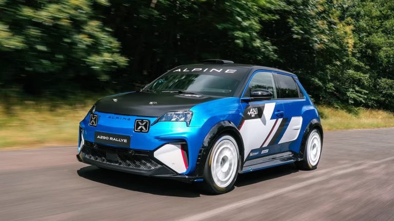 The Alpine A290 Rallye Is An Electric Hot Hatch Designed For Competitive Racing