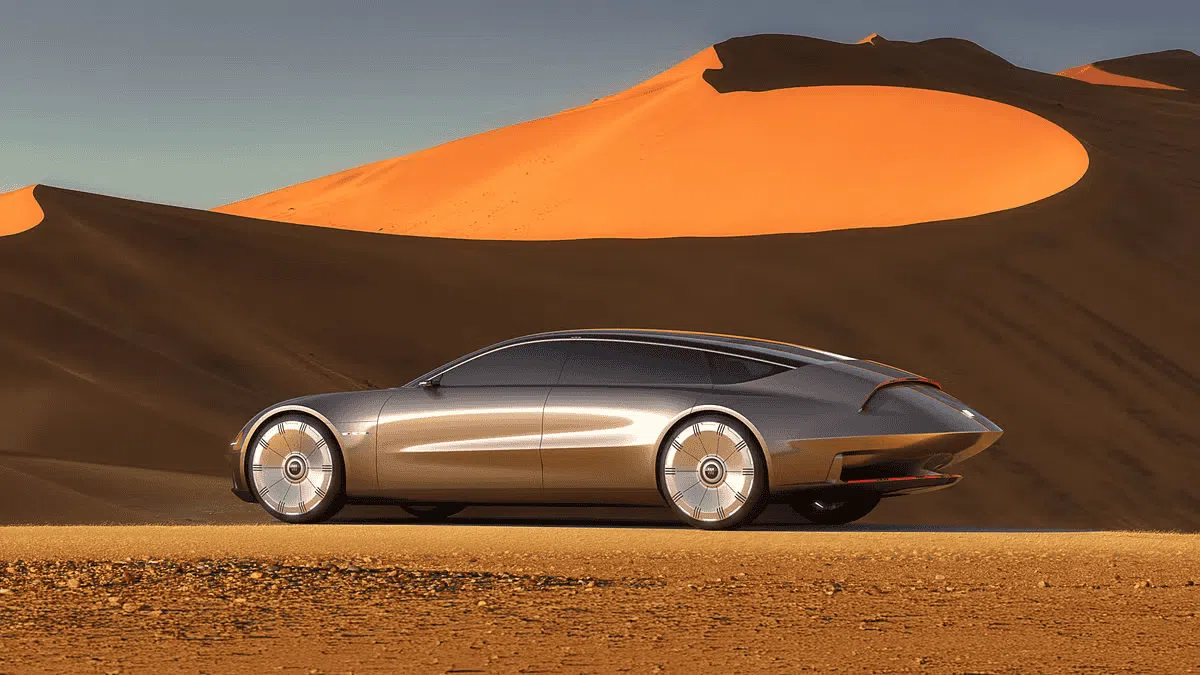 The Buick Electra's Path Is Reminiscent Of A Dream Car From The 1950s.