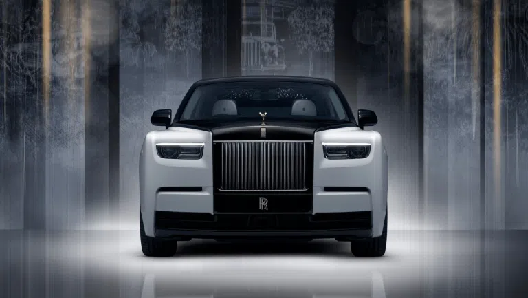 The Rolls-Royce Phantom Has Gold Trim And Stitching To Mark Its 100th Birthday