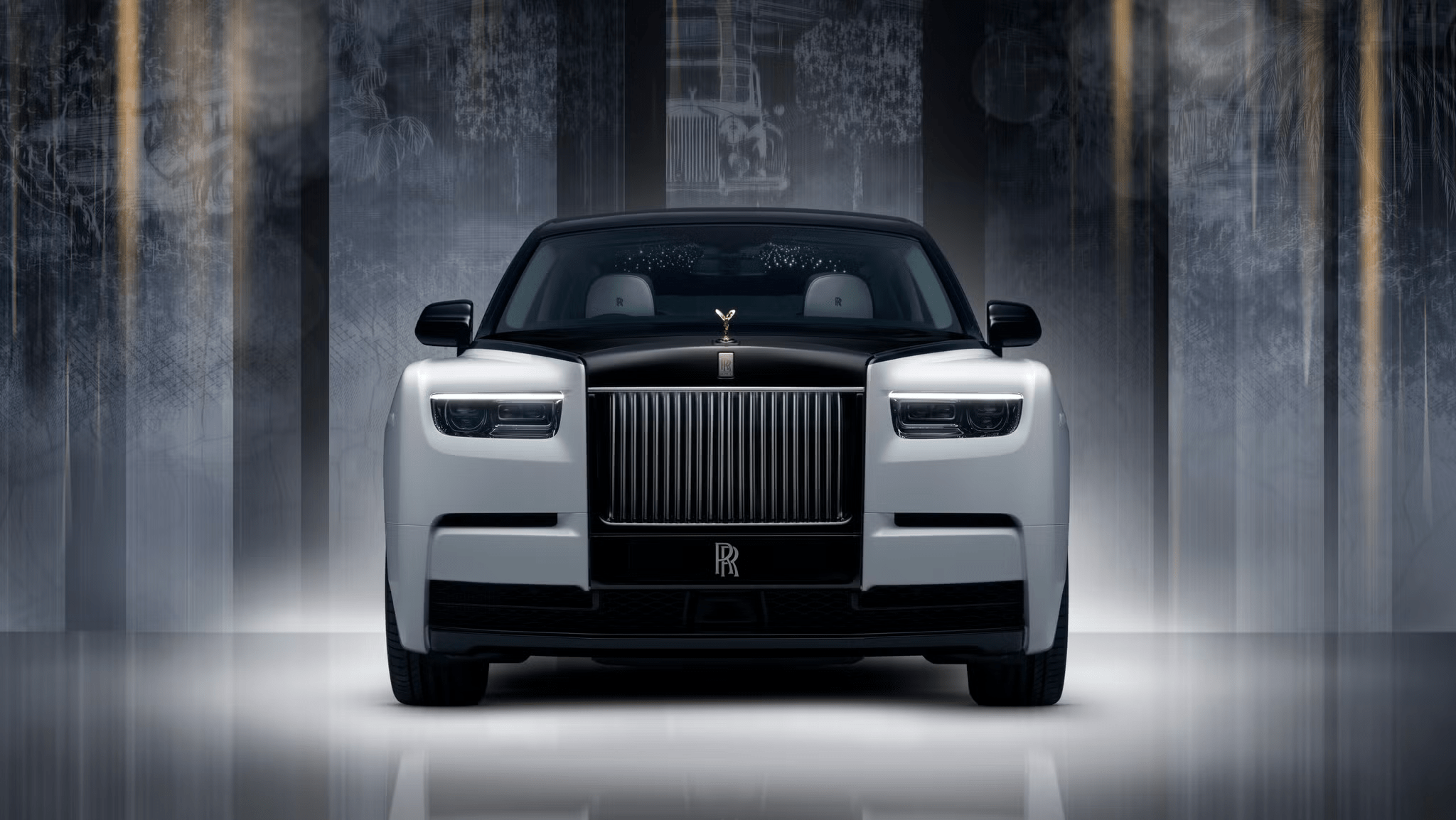 The Rolls-Royce Phantom Has Gold Trim And Stitching To Mark Its 100th Birthday