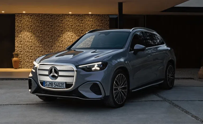 The Shiny Grille On The GLC EV Is A Hint From Mercedes-Benz At The C-Class EV
