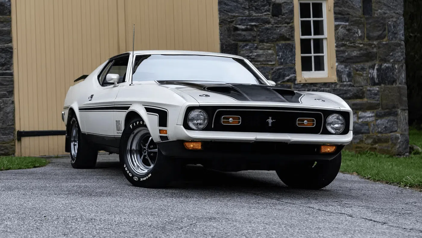 This 1971 Ford Mustang Mach 1 On Bat Was A Gift For Someone's 21st Birthday