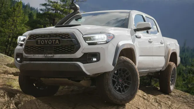 This is the least expensive Toyota Tacoma with steel wheels that are brand new