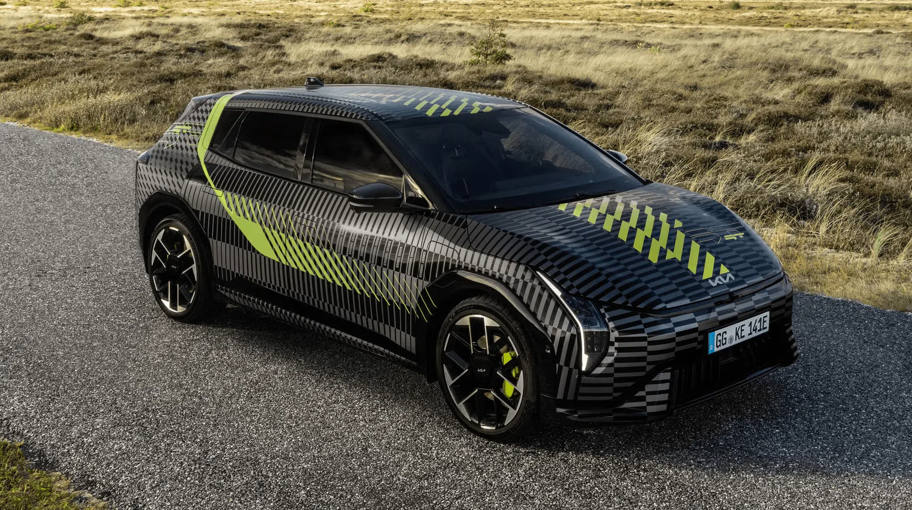 With A Neon-Wrapped EV Hatch, Kia Gets Ready For The 2026 Launch Of The EV4 GT