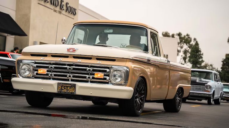 The PCH was full of custom and antique trucks—mega cruise photographs!