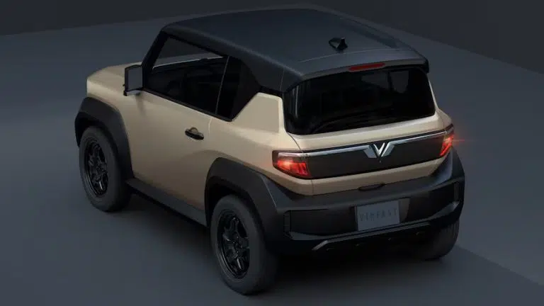 A visual comparison can be made between the 2024 WinFast VF3 and the adorable but unlawful Suzuki Jimny