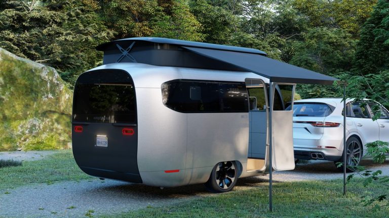 Airstream and Studio F.A. Porsche Show Off the Camping Trailer of the Future