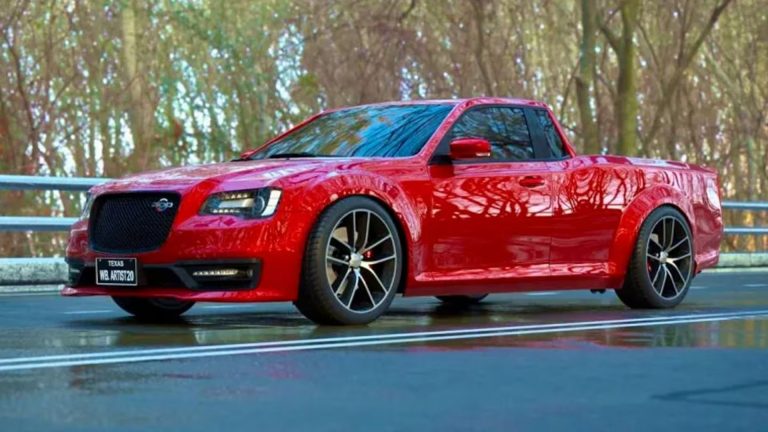 There is a beautiful pickup conversion kit that can be used to turn a Chrysler 300 into an American ute