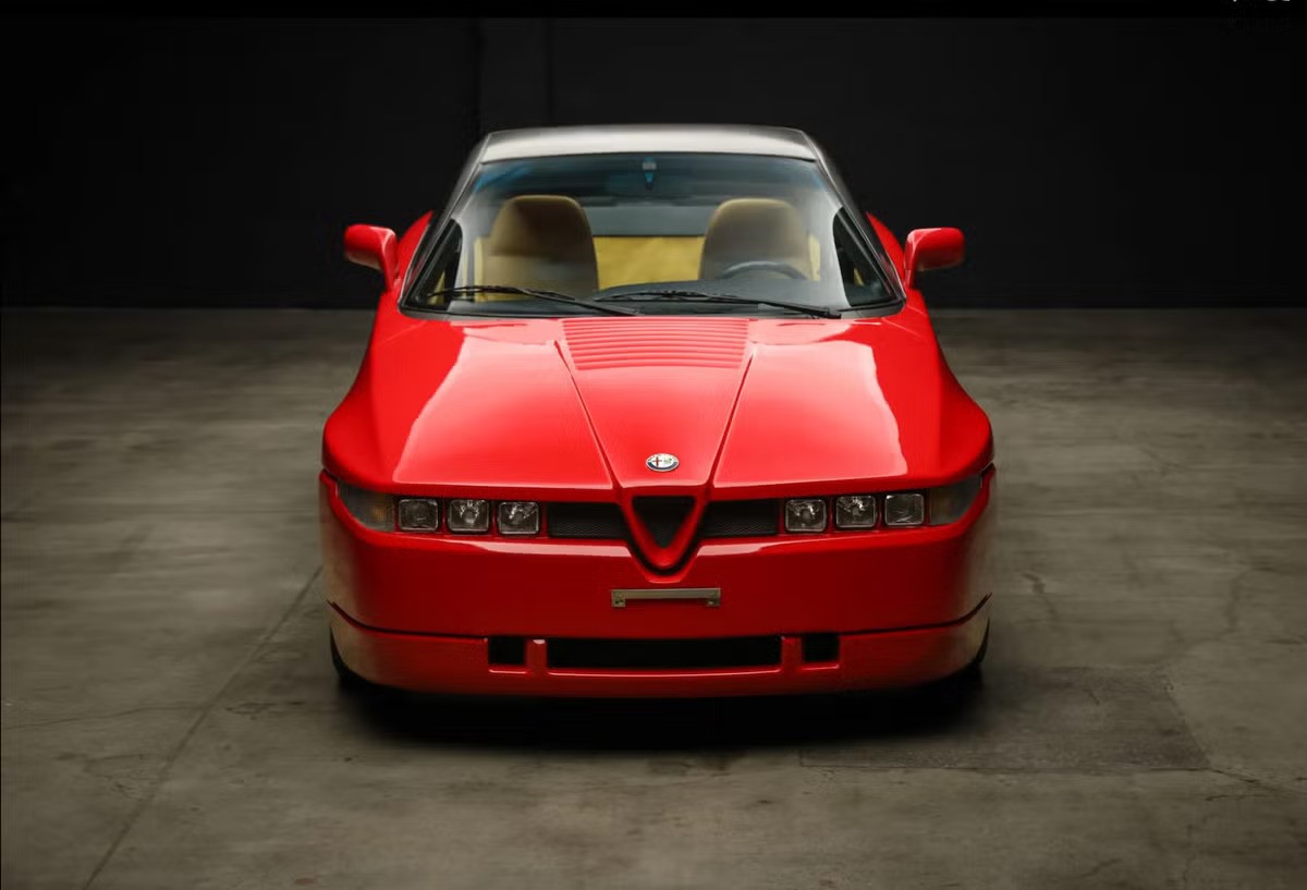 A strange, Angular Alfa Romeo SZ Car was found on Bring a Trailer today