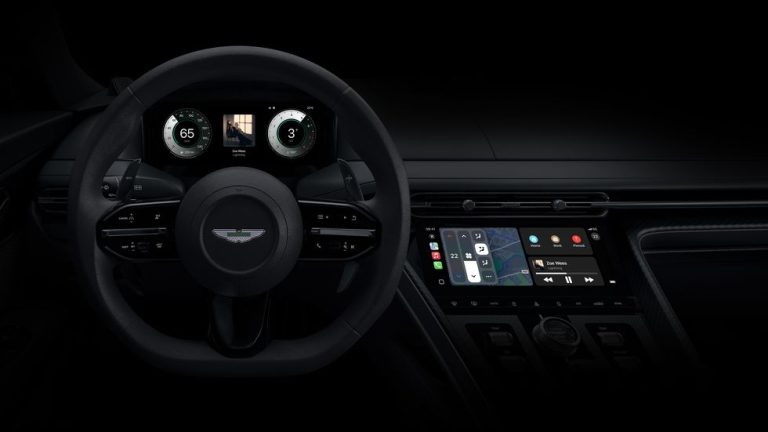 Aston Martin and Porsche have made Apple CarPlay interfaces that can be customized