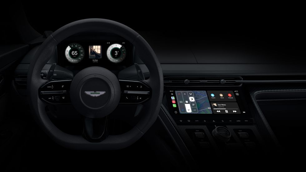 Aston Martin and Porsche have made Apple CarPlay interfaces that can be customized
