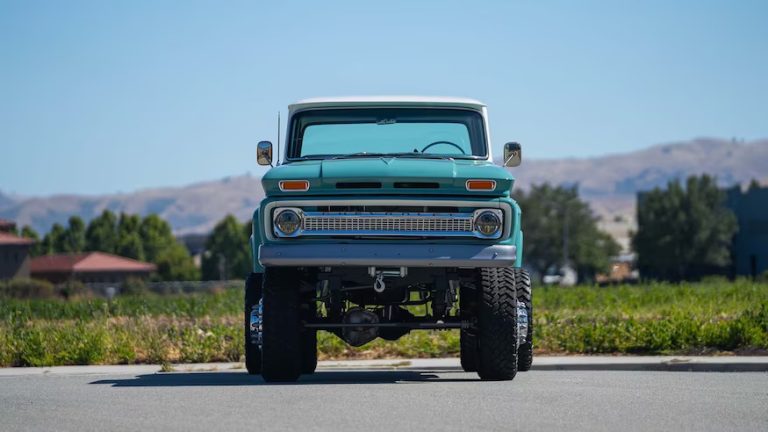 8-foot Chevy C10 Monster Truck crew-cab dually