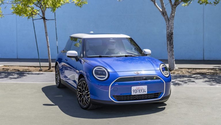 The first shots of the 2025 Mini Cooper Hardtop show that it has a new, sleek look.