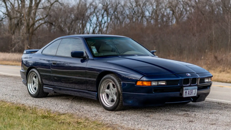 You can now own Michael Jordan’s BMW 850i, which has a V12 engine and a 6-speed manual transmission