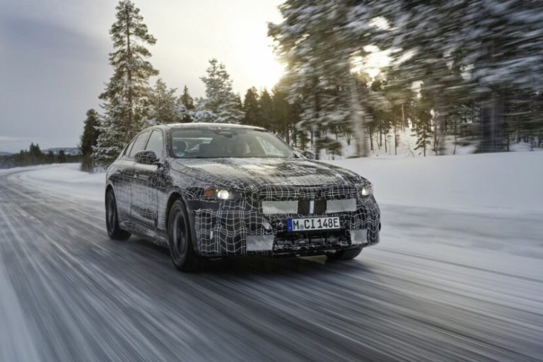 The car that will replace the Tesla X3 was seen being tried in the snow