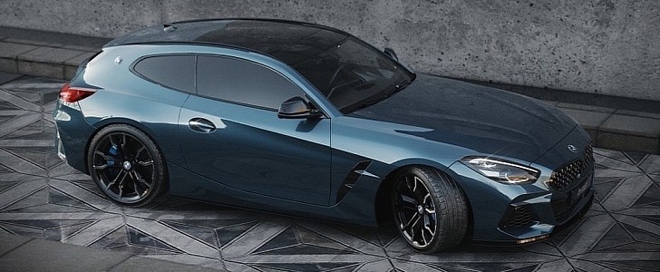 The idea behind the BMW Z4 Shooting Brake is the Clownshoe Supra