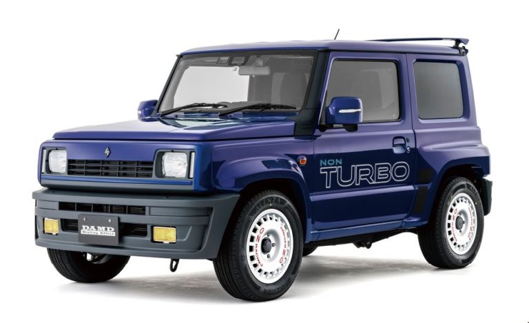 The Suzuki Jimny will look like a rally car at the 2024 Tokyo Auto Salon, thanks to DAMD