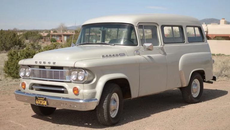 It’s Time To Bid On The 1966 Dodge D100 Town Wagon