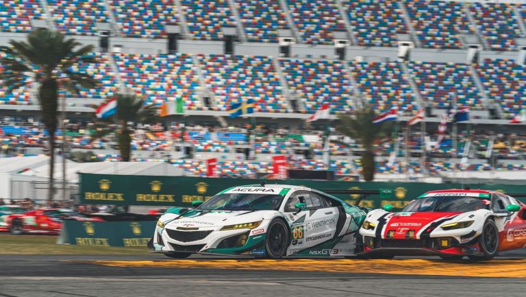 It was the end of the Acura NSX GT3 in the Rolex 24 at Daytona