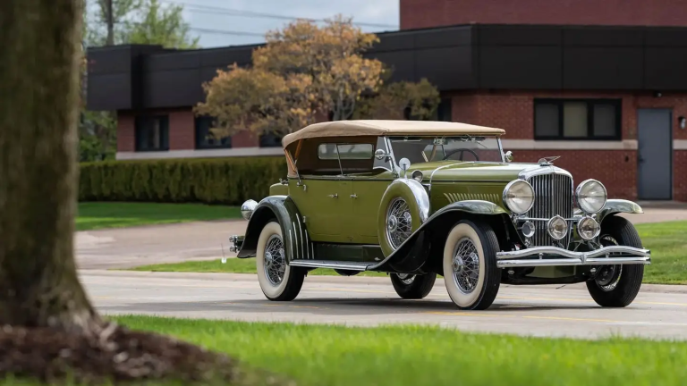 During WWII, haystacks hid a 1931 Duesenberg. Auctioning it