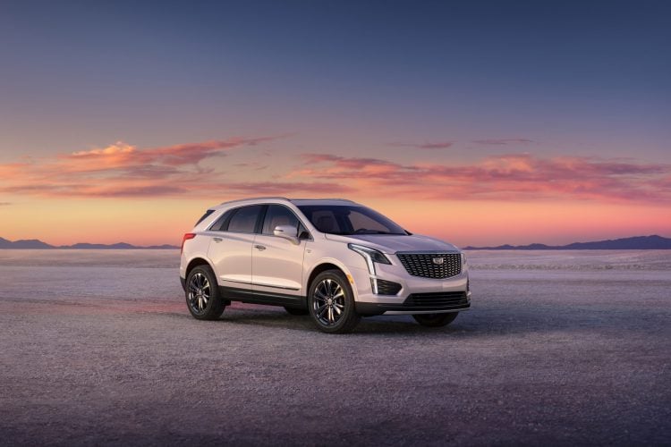 2026 Cadillac XT5 Sport AWD in Shadow Metallic exterior color