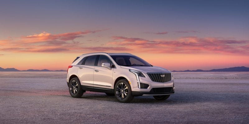 2026 Cadillac XT5 Sport AWD in Shadow Metallic exterior color