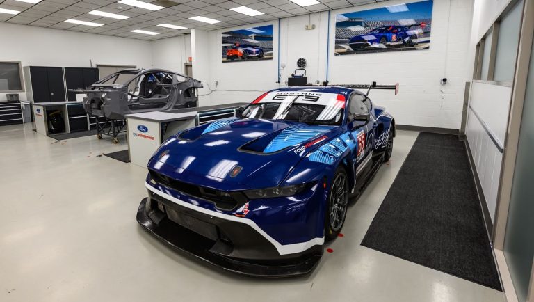 The Ford Mustang GT3 is used to try new design ideas for the GTD