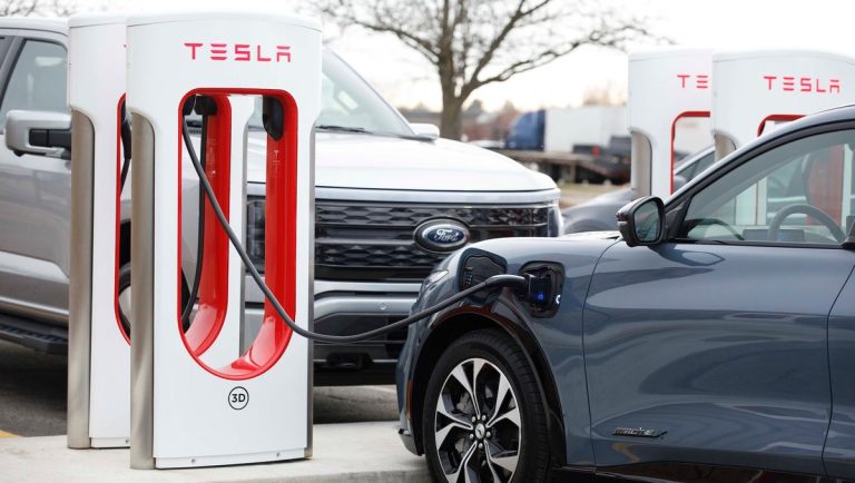 People who own Ford EVs will get a free Tesla Supercharger Adapter