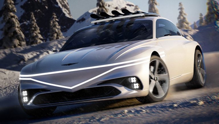 Now that winter has arrived, the stylish Genesis X Snow Speedium design is here