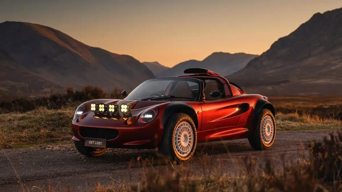 This Safari-Inspired Lotus Elise Restomod Is Essentially A Dirt Bike