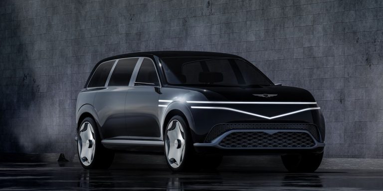 The Genesis Neolun concept car hints at a high-end electric SUV that will likely be called the GV90