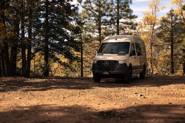 Only try to drive a Mercedes camper van up a Utah Jeep road if you are good at it