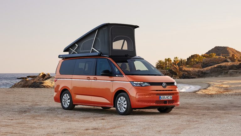 New Volkswagen California’s large cabin and sophisticated technologies make it a unique camper