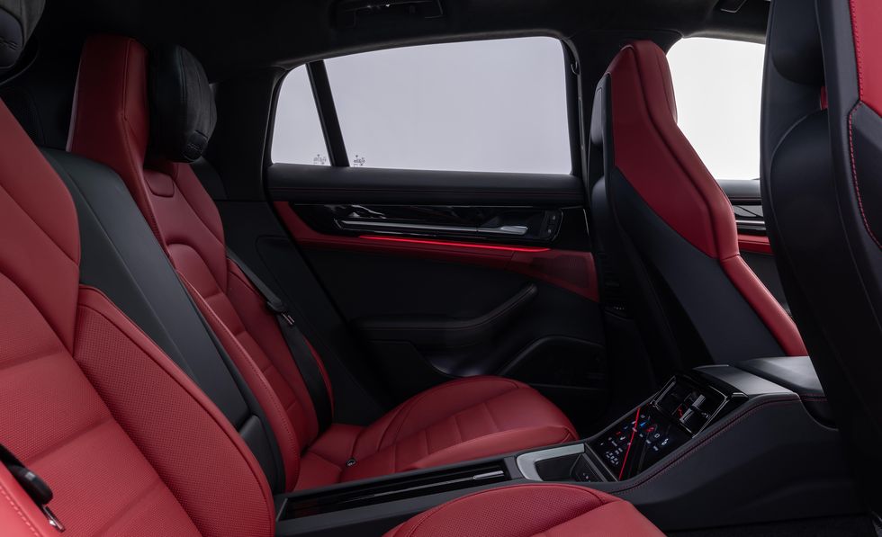 The 2024 Porsche Panamera cabin has three screens