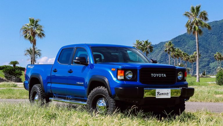 The Windansea Pickup is built on the Toyota Tacoma, a versatile vehicle