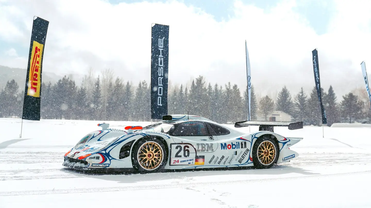 The Porsche 911 GT1 on ice shows that things can go wrong for even Le Mans winners
