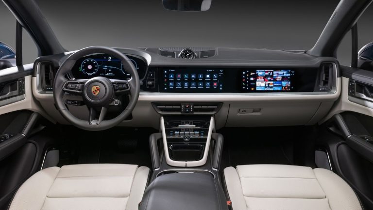 The Porsche Cayenne 2024 will have a dashboard that is completely Computerized