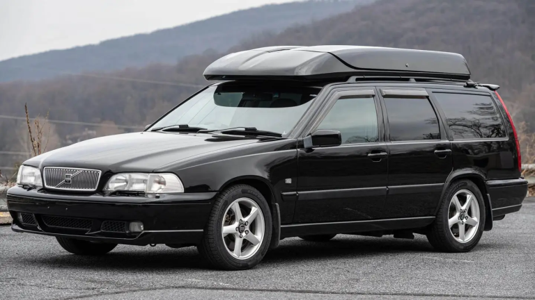 This JDM Volvo V70R is for sale, and the seats are still in their shrink wrap