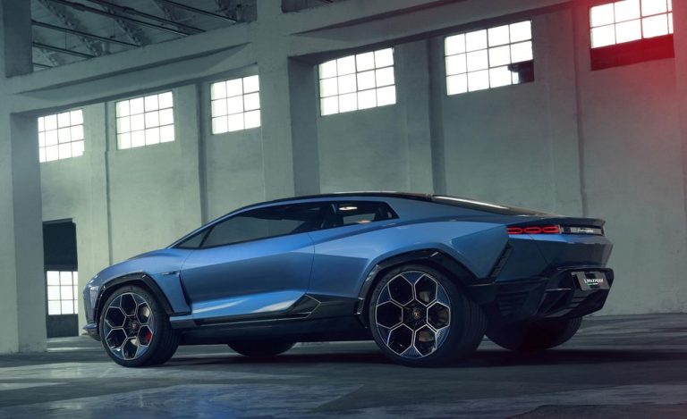 The Lamborghini Lanzador concept shows an exotic, vibrant Electric Car for 2028