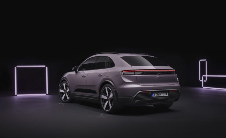 The 2024 Porsche Macan EV can make up to 630 horsepower and costs as little as $80,450