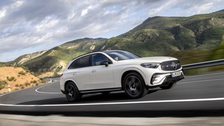 The 2025 Mercedes-Benz GLC350e Plug-In Hybrid can go about 70 miles on a single charge