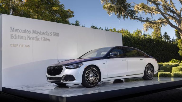 The Mercedes-Maybach S680 Nordic Glow is an extra-sybaritic S-class