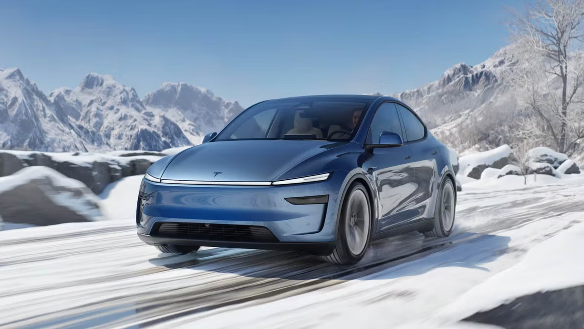 It's Brand New And Costs Less. The Tesla Appears To Be A Model Y With Certain Parts Taken Out